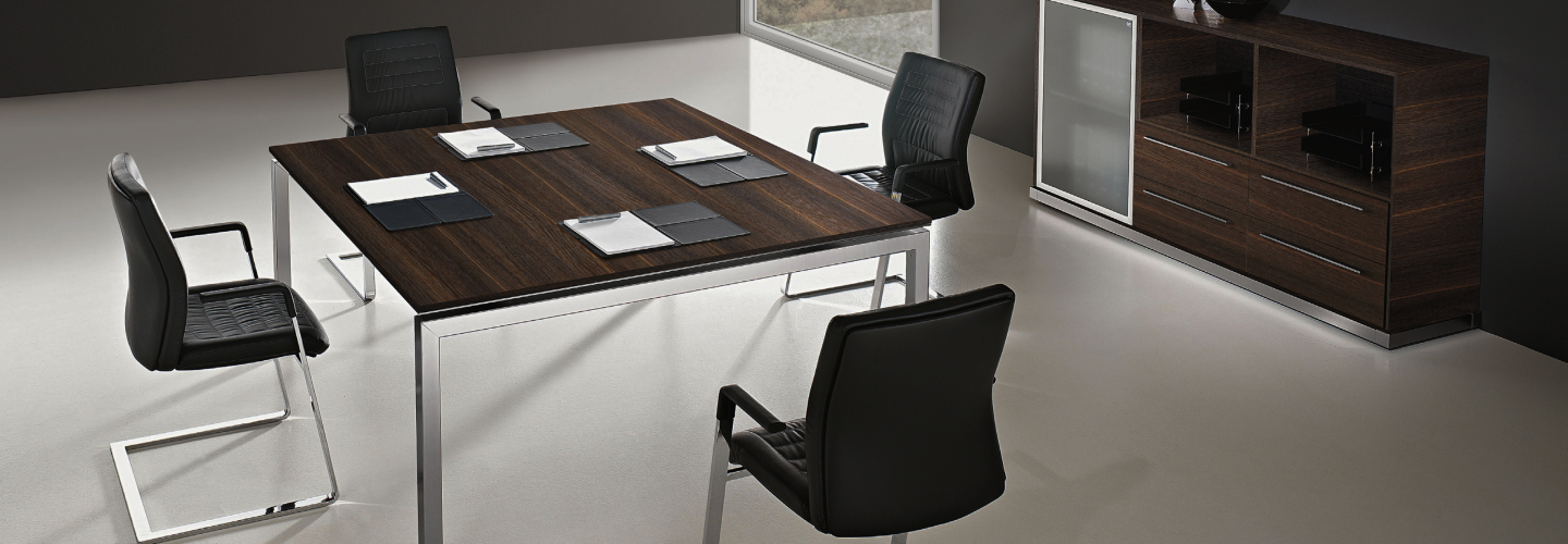 Shop for a premium conference table in Riyadh, ideal for professional meetings and presentations.