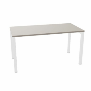 DESK WITH BRIDGE LEGS "OXI Q" (W. 140 D. 70 H. 73,6 )