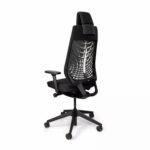 Interstuhl High Swivel Office Chair with Headrest and Armrests - (German Made) - Black - JC218