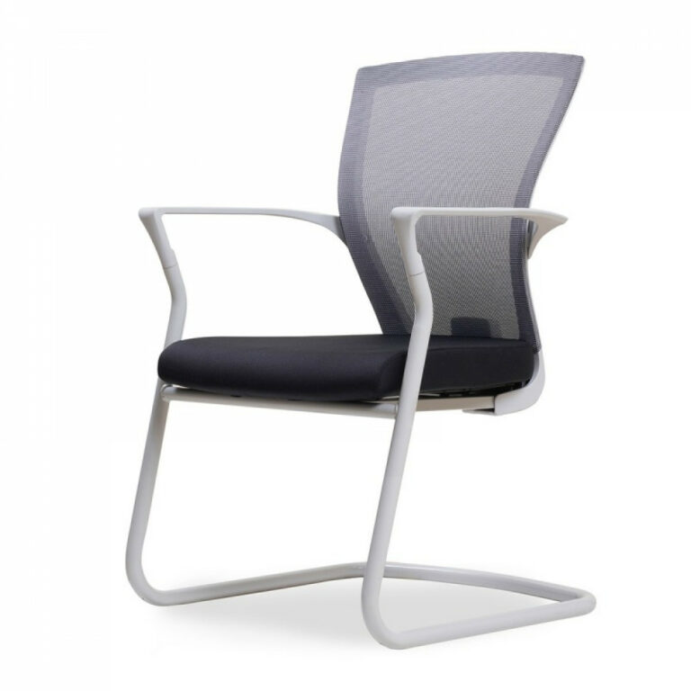 Bashtoul office chair with armrests - Silver - E1C100