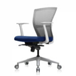 Bashtoul swivel office chair with armrests - blue - E1G120