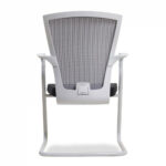 Bashtoul office chair with armrests - Silver - E1C100