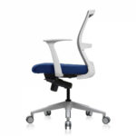 Bashtoul swivel office chair with armrests - blue - E1G120