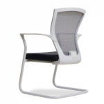 Bashtoul office chair with armrests - Silver - E1C100