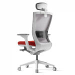 Bashtoul swivel office chair with headrest and armrests - black - S10G120L