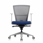 Bashtoul swivel office chair with armrests - blue - E1G120