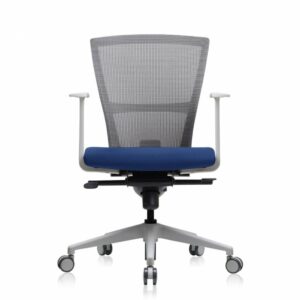 Bashtoul swivel office chair with armrests - blue - E1G120