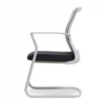 Bashtoul office chair with armrests - Silver - E1C100