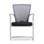 Bashtoul office chair with armrests - Silver - E1C100