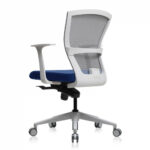 Bashtoul swivel office chair with armrests - blue - E1G120