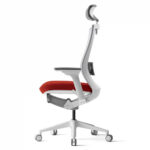 Bashtoul swivel office chair with headrest and armrests - black - S10G120L