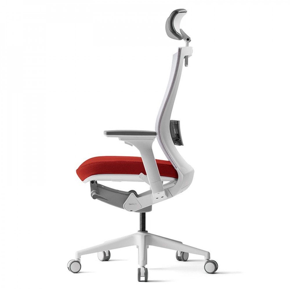 Bashtoul swivel office chair with headrest and armrests - Image 3