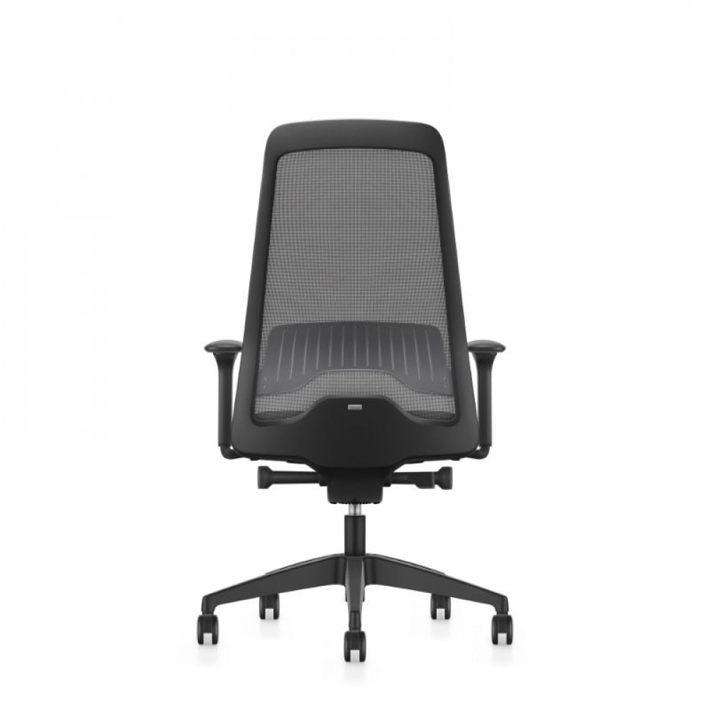 Interstuhl Medium Size Swivel Office Chair with Armrests - Image 2